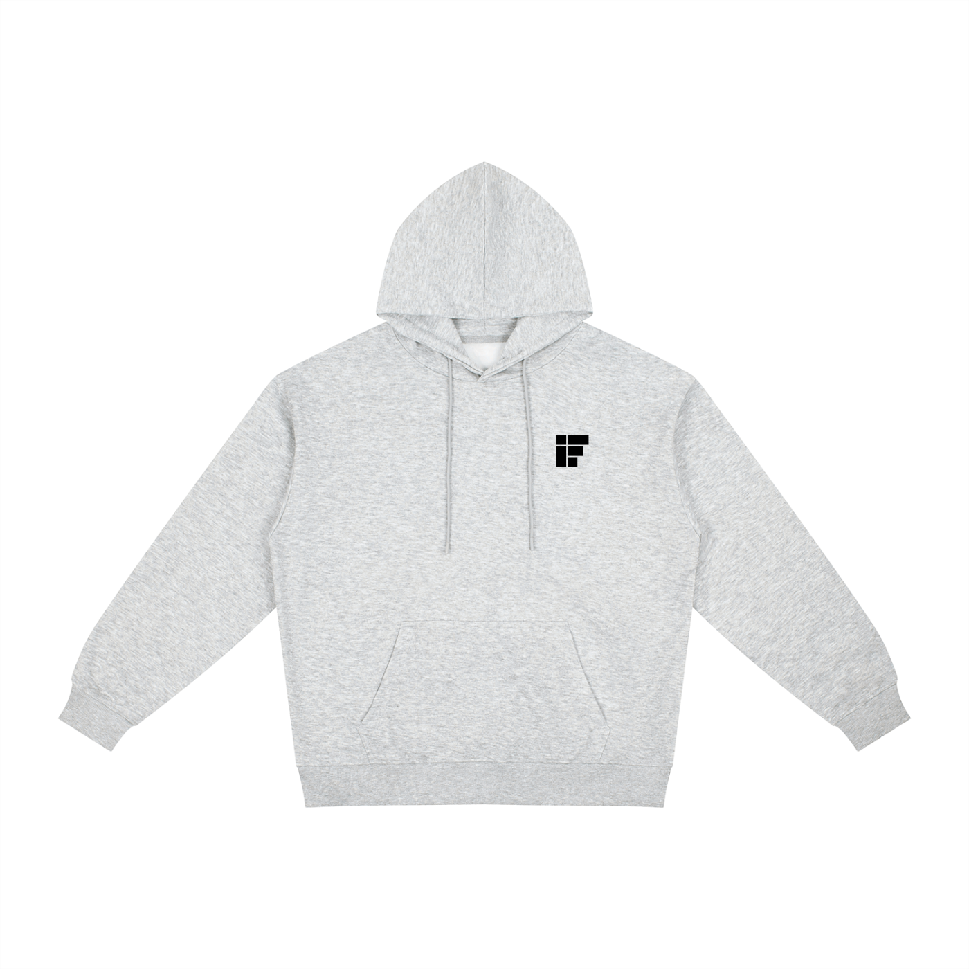 Grey premium relaxed hoodie